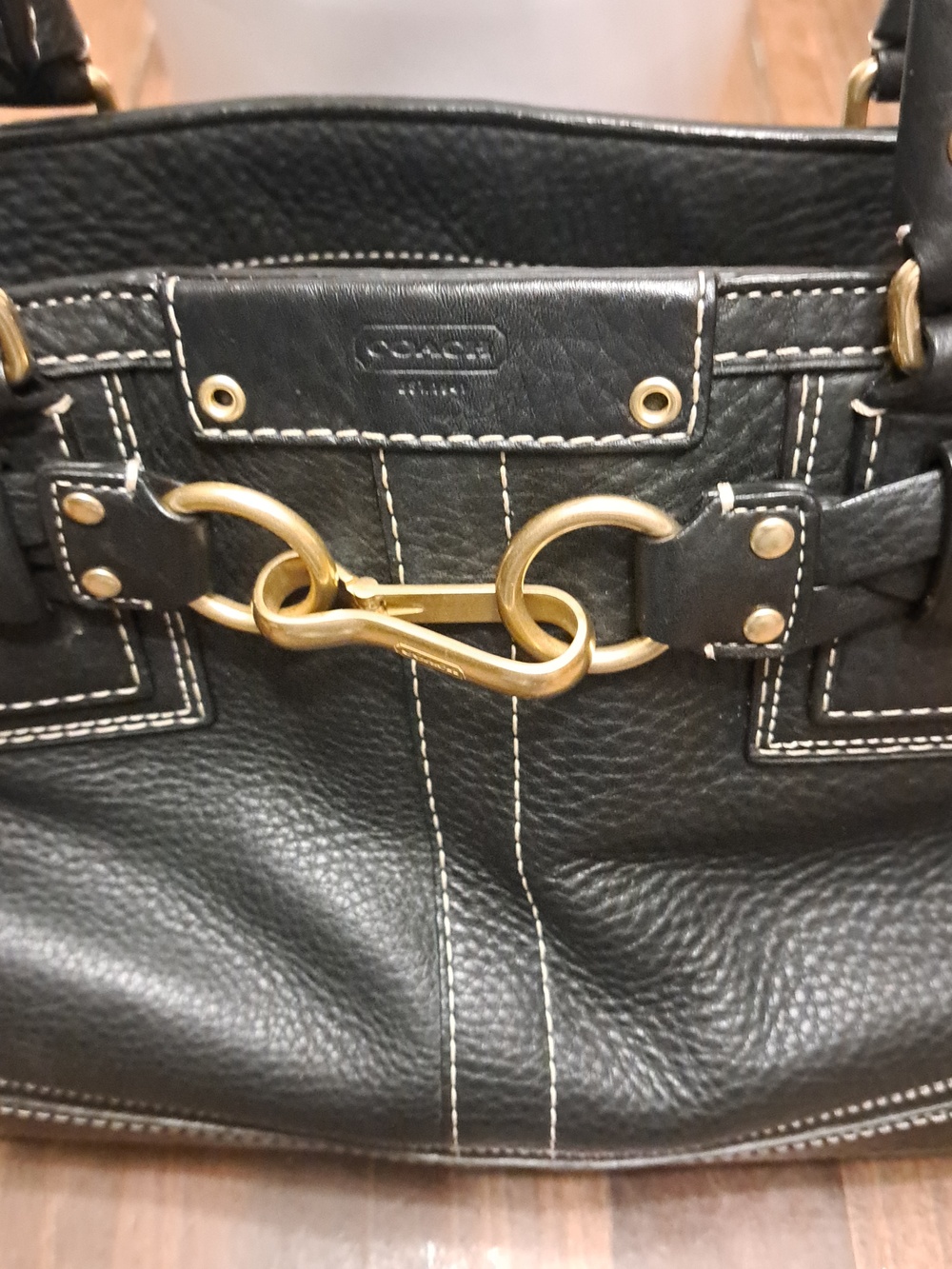 Coach Hamptons Carryall in black 2006 Clean & Beautiful💝 - Picture 5 of 11